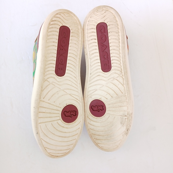 Coach Lowline Rainbow Sneakers Women's Size 8.5 - Picture 8 of 10